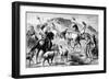 Patagonian Funeral Procession, C1880-null-Framed Giclee Print