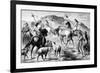 Patagonian Funeral Procession, C1880-null-Framed Giclee Print