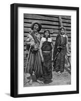 Patagonian Indians, Argentina, 1922-null-Framed Giclee Print