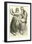 Patagonian Woman and Man Dancing-null-Framed Giclee Print