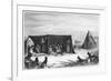 Patagonians in a 'Toldo' or Skin Tent, 1830-null-Framed Giclee Print