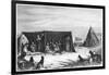 Patagonians in a 'Toldo' or Skin Tent, 1830-null-Framed Giclee Print