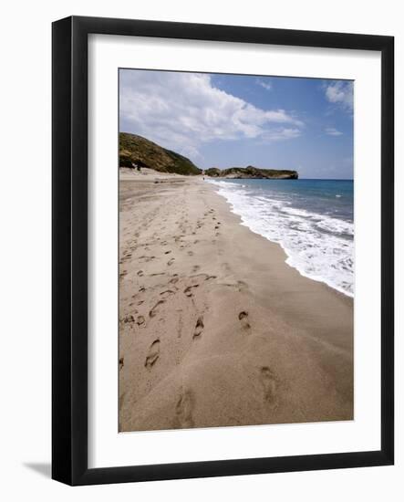 Patara Beach, Near Kalkan, Anatolia, Turkey, Asia Minor, Eurasia-null-Framed Photographic Print