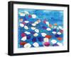 Patch Of Colors-Jace Grey-Framed Art Print