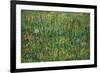 Patch of Grass by Van Gogh-Vincent van Gogh-Framed Premium Giclee Print