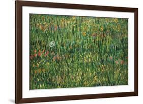 Patch of Grass-Vincent van Gogh-Framed Premium Giclee Print