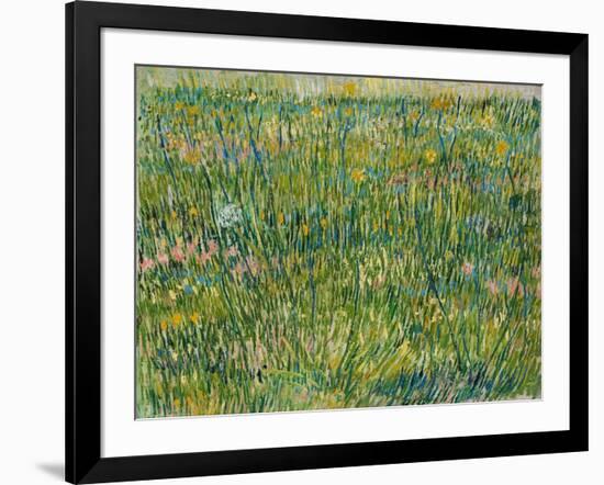 Patch of Grass-Vincent van Gogh-Framed Giclee Print