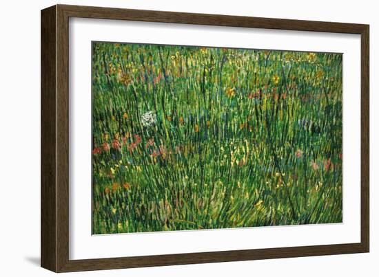 Patch of Grass-Vincent van Gogh-Framed Art Print