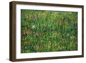 Patch of Grass-Vincent van Gogh-Framed Art Print