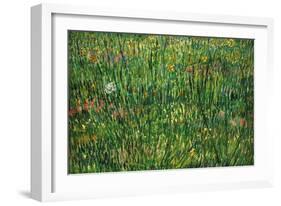 Patch of Grass-Vincent van Gogh-Framed Art Print