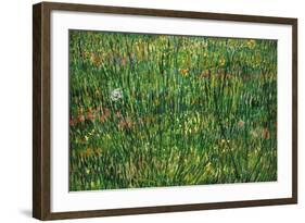 Patch of Grass-Vincent van Gogh-Framed Art Print