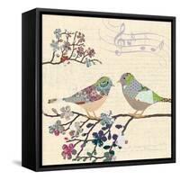 Patch Work Birds II-Piper Ballantyne-Framed Stretched Canvas