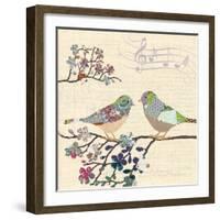 Patch Work Birds II-Piper Ballantyne-Framed Art Print