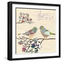 Patch Work Birds II-Piper Ballantyne-Framed Art Print