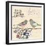 Patch Work Birds II-Piper Ballantyne-Framed Art Print