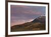 Patches of Yellow Aspens in the Fall under Pink Clouds-James Hager-Framed Photographic Print