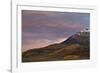 Patches of Yellow Aspens in the Fall under Pink Clouds-James Hager-Framed Photographic Print