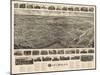 Patchogue, New York - Panoramic Map-Lantern Press-Mounted Art Print