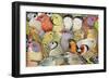 Patchwork-Birds, 1995-Ditz-Framed Giclee Print