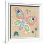 Patchwork Butterfly-Paula Joerling-Framed Art Print