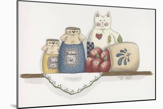 Patchwork Cat Jam-Debbie McMaster-Mounted Giclee Print