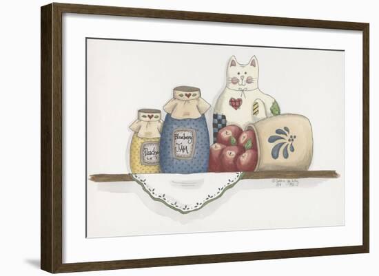 Patchwork Cat Jam-Debbie McMaster-Framed Giclee Print