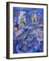 Patchwork Cats-Bill Bell-Framed Giclee Print