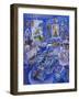 Patchwork Cats-Bill Bell-Framed Giclee Print