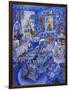 Patchwork Cats-Bill Bell-Framed Giclee Print