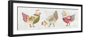 Patchwork Chickens I-Courtney Prahl-Framed Photographic Print