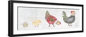 Patchwork Chickens II-Courtney Prahl-Framed Photographic Print