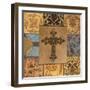 Patchwork Cross II-Todd Williams-Framed Art Print