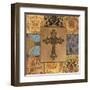 Patchwork Cross II-Todd Williams-Framed Art Print