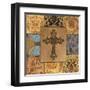 Patchwork Cross II-Todd Williams-Framed Art Print