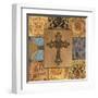 Patchwork Cross II-Todd Williams-Framed Art Print