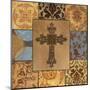 Patchwork Cross II-Todd Williams-Mounted Art Print