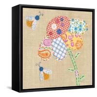 Patchwork Daisy-Paula Joerling-Framed Stretched Canvas