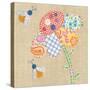 Patchwork Daisy-Paula Joerling-Stretched Canvas