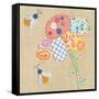 Patchwork Daisy-Paula Joerling-Framed Stretched Canvas