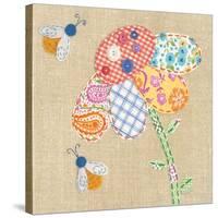 Patchwork Daisy-Paula Joerling-Stretched Canvas