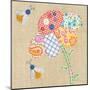 Patchwork Daisy-Paula Joerling-Mounted Art Print