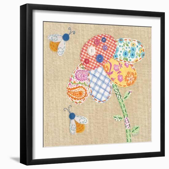 Patchwork Daisy-Paula Joerling-Framed Art Print