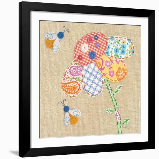 Patchwork Daisy-Paula Joerling-Framed Art Print