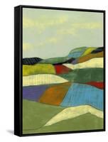 Patchwork Fields II-Jennifer Goldberger-Framed Stretched Canvas