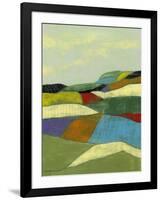 Patchwork Fields II-Jennifer Goldberger-Framed Art Print