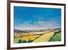 Patchwork Fields III-null-Framed Art Print