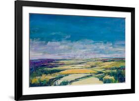 Patchwork Fields IV-null-Framed Art Print