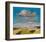 Patchwork Fields&Summer Clouds-null-Framed Art Print