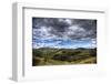 Patchwork Green Mountains with Clouds-Nish Nalbandian-Framed Premium Giclee Print