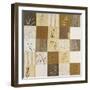 Patchwork of Leaves II-Julieann Johnson-Framed Giclee Print